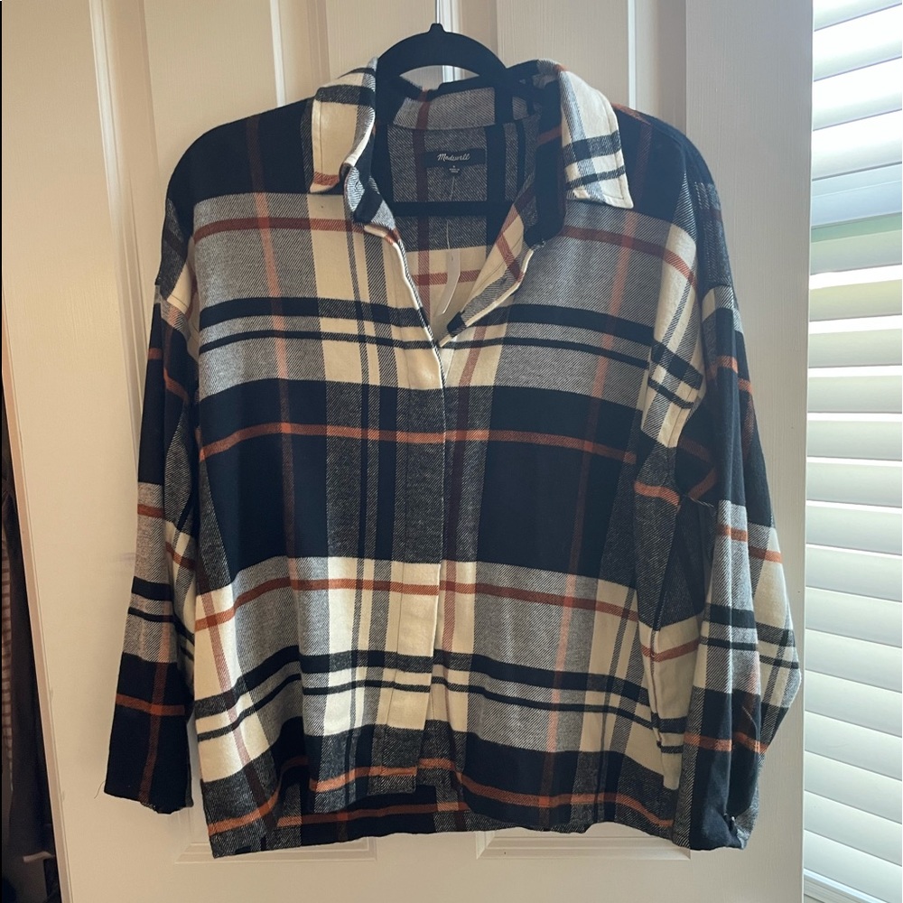 Brand new Madewell flannel with tags